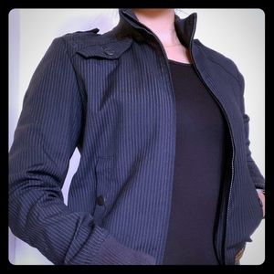 G-Star Pinstripe bomber jacket